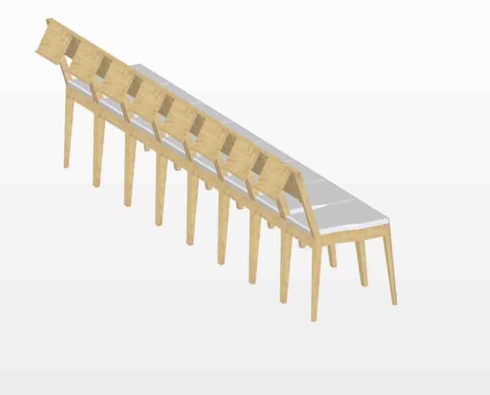 Church bench - modern - Image 4