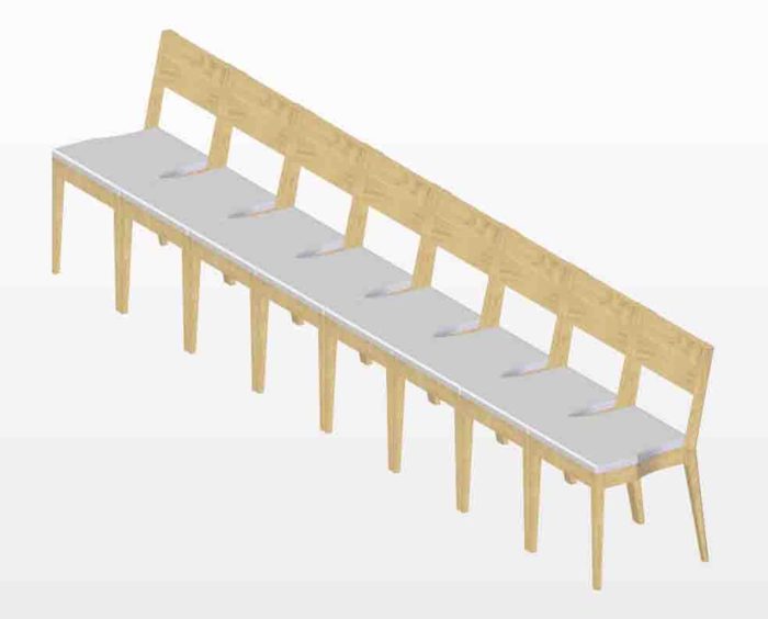 Church bench - modern