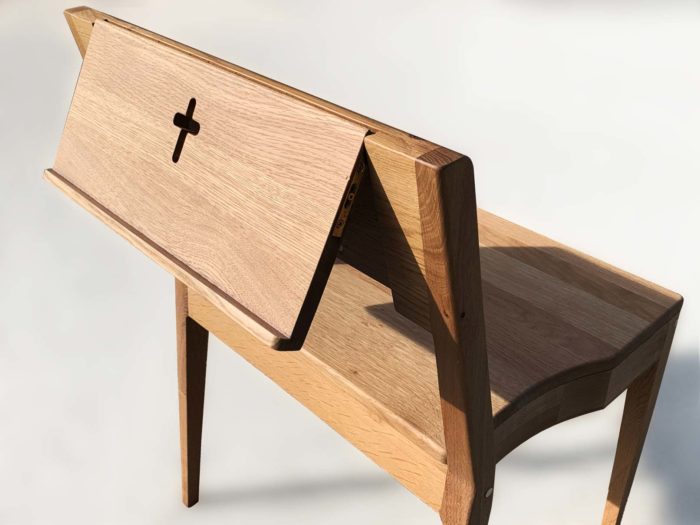 Church chair - stackable, connectable - Image 4